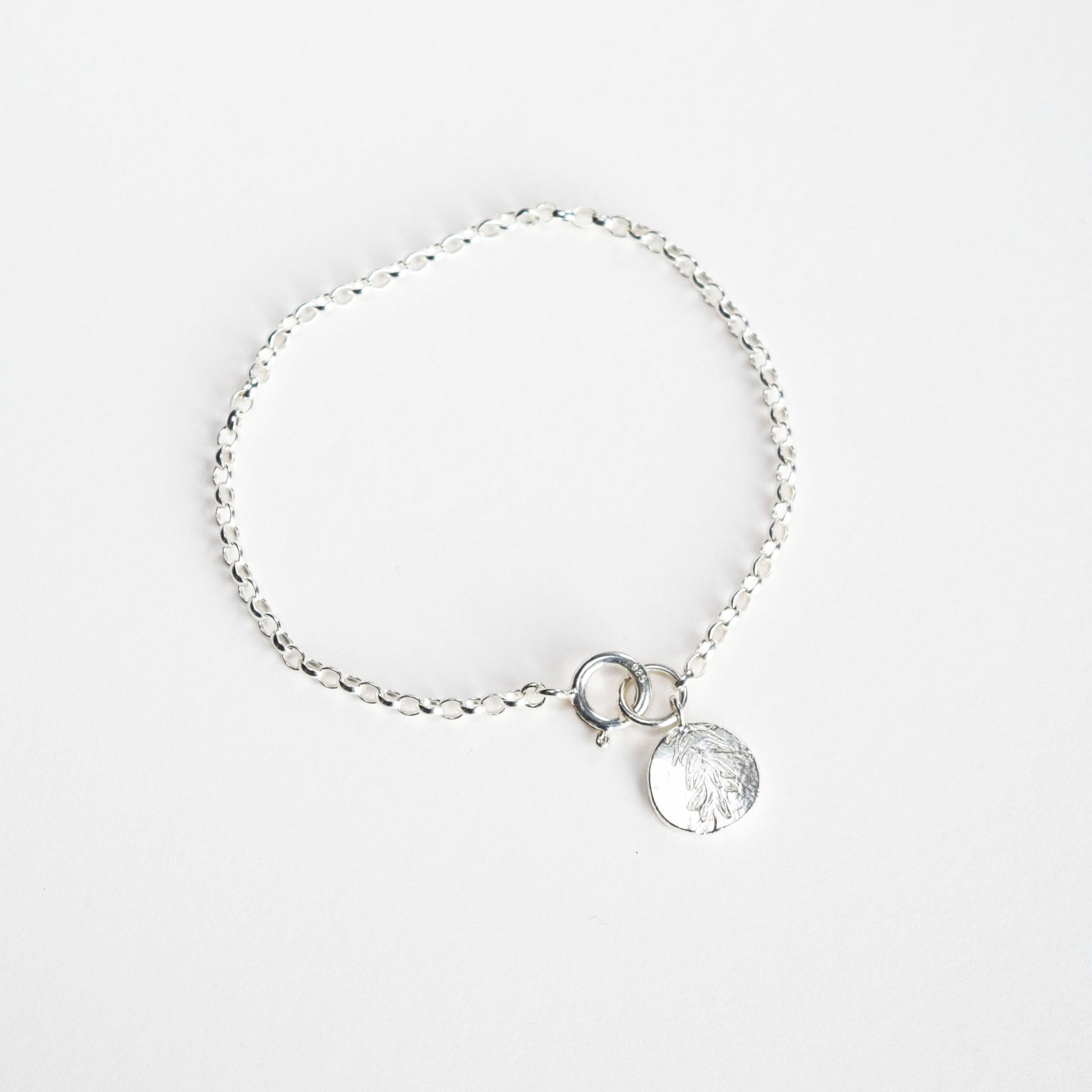 Bracelet on a white background