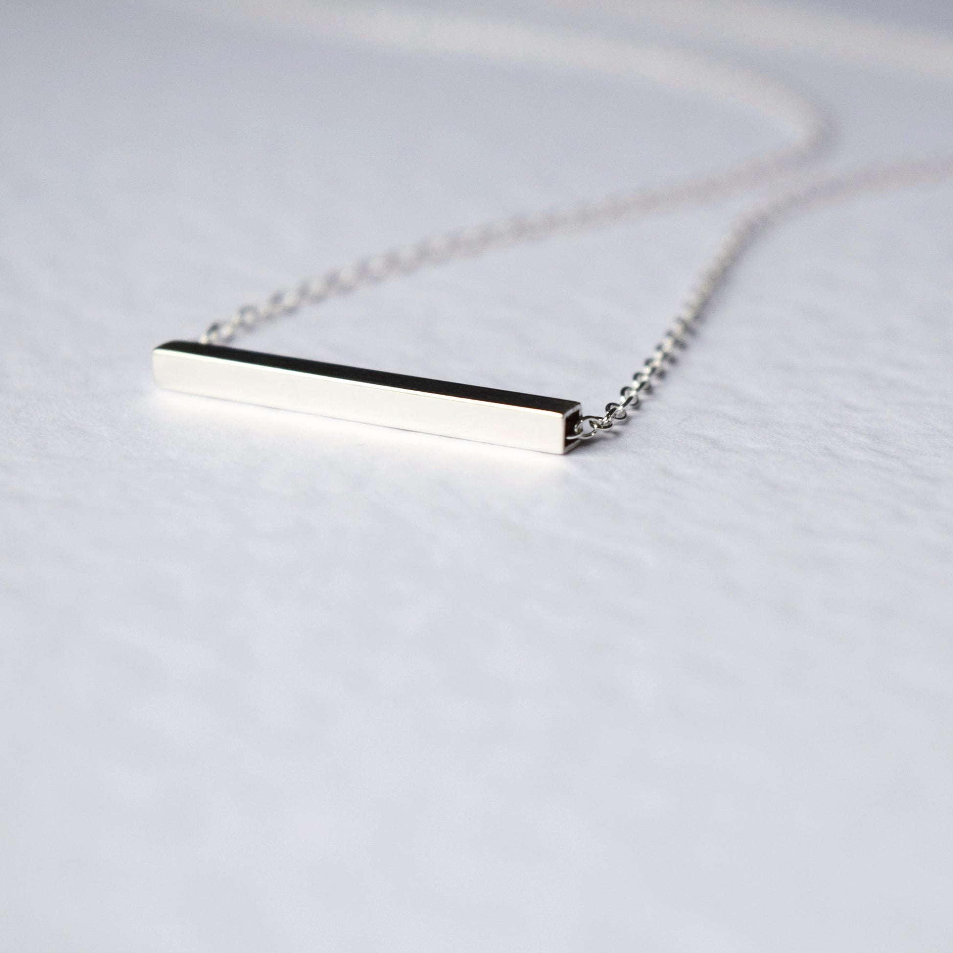 product image of bar tube necklace