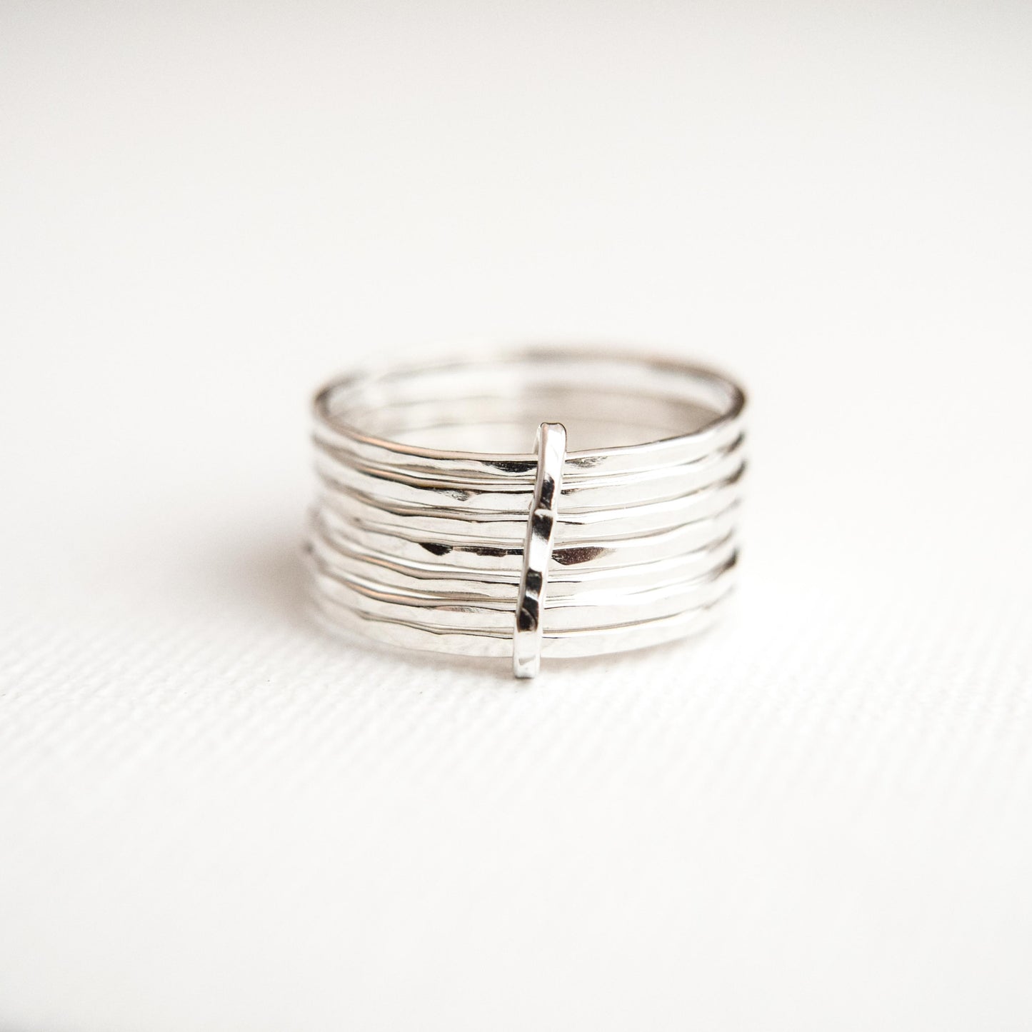 Muka studio skinny stacking set on white background