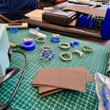 Jewellery making workshop glasagow MUKA studio wax ring carving