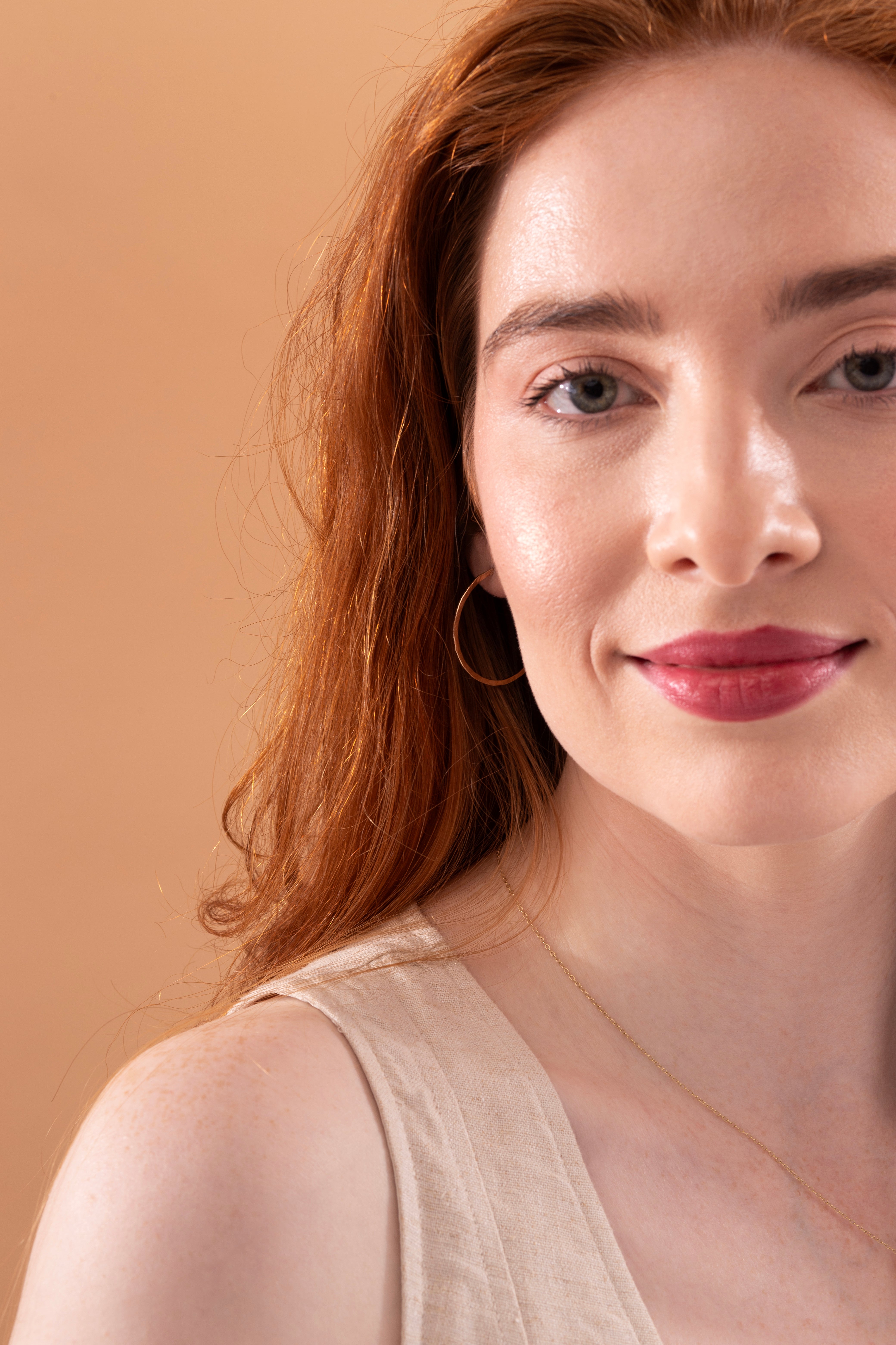 Solid 9ct gold hoop earrings handmade in Scotland, UK using recycled 9ct gold