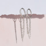 Elegant drop earrings handmade in Glasgow, UK