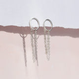 Elegant drop earrings handmade in Glasgow, UK