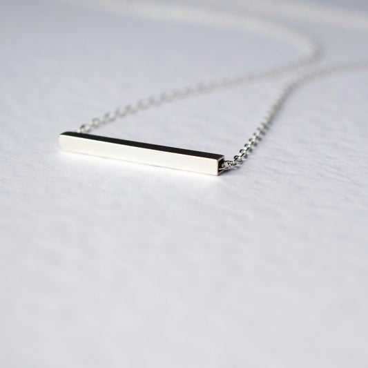 product image of bar tube necklace