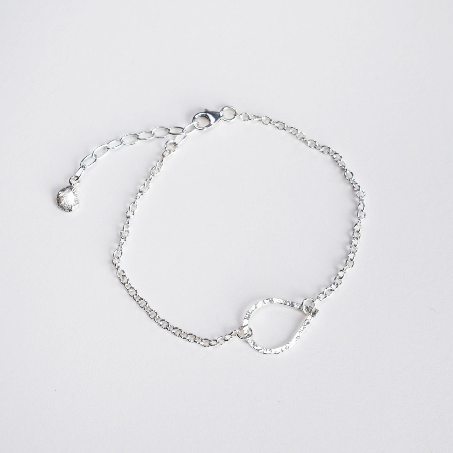 Teardrop bracelet handmade in UK using sustainable practices