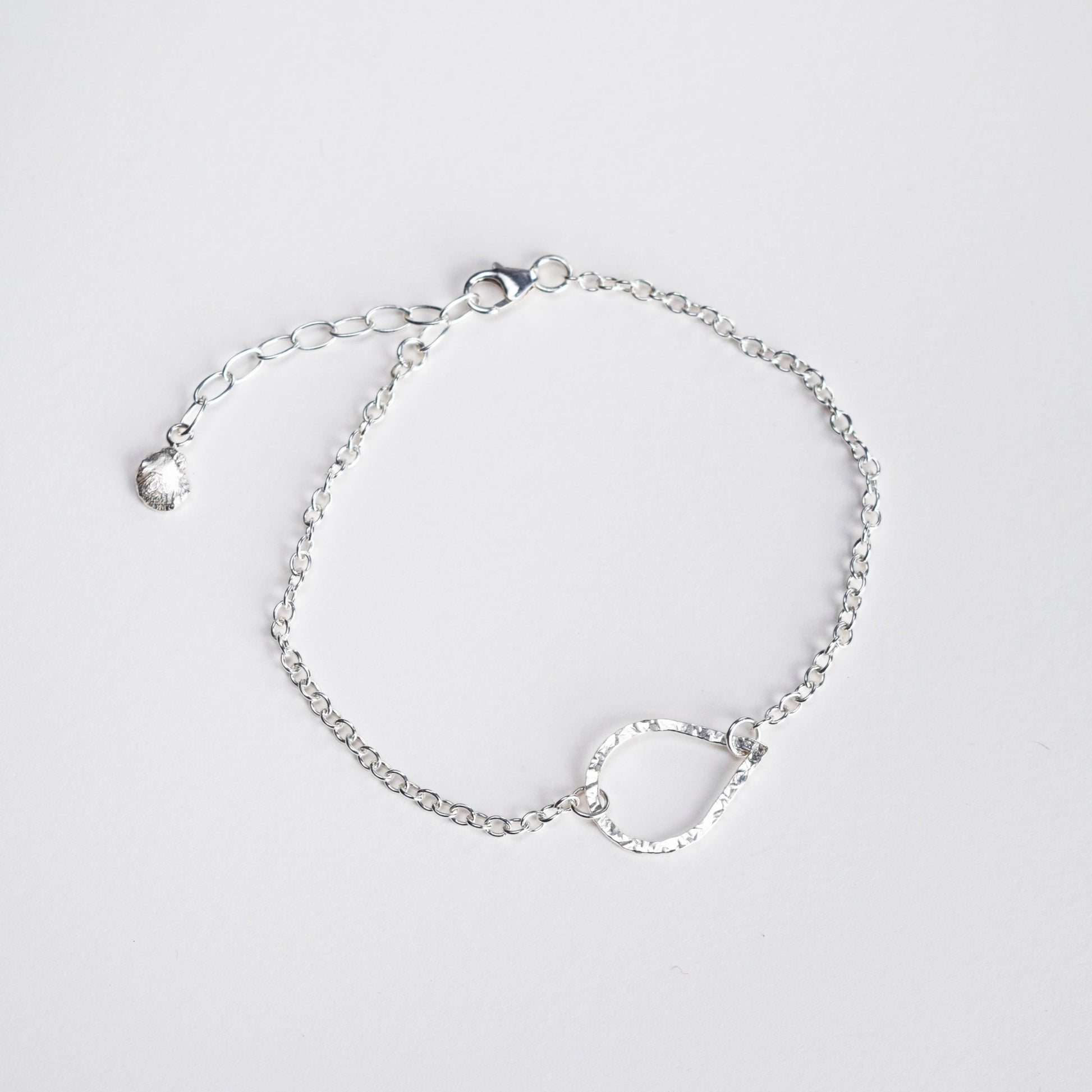 Teardrop bracelet handmade in UK using sustainable practices