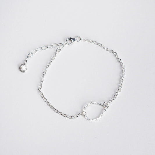 Teardrop bracelet handmade in UK using sustainable practices